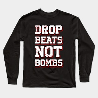 Drop beats - hip hop 90s collector Long Sleeve T-Shirt